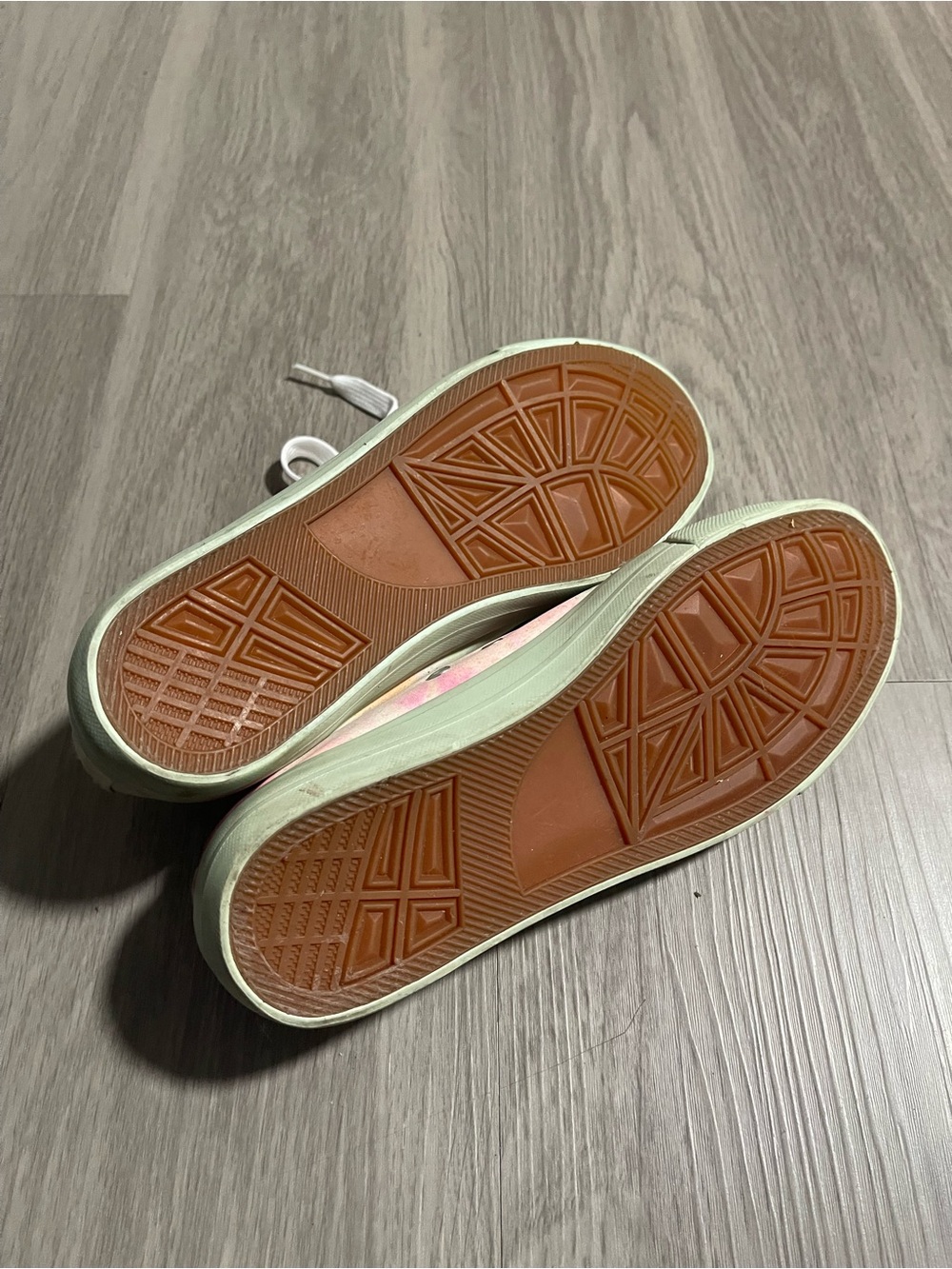 Tie-Dye Pastel Canvas Women's Sneakers - Picture 6 of 6